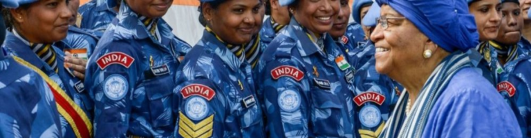 Military women from India